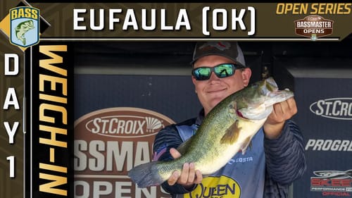 Weigh-in: Day 1 at Lake Eufaula, Oklahoma (2023 Bassmaster OPENS)