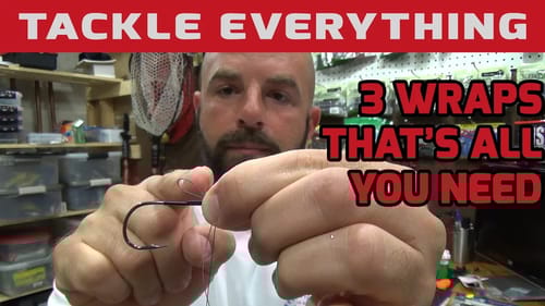 Snell Knot -  The Only Knot I Use For Flipping and Pitching