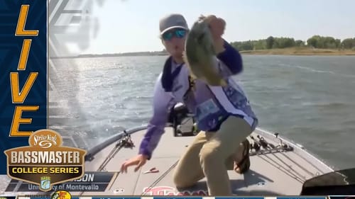 COLLEGE BRACKET: Brody Robison lands 4+ pounder during Round 1 at Milford