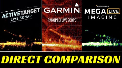 First On-The-Water Test Of All 3 Live Sonars | Humminbird Mega Live, Active Target, Garmin Livescope