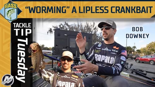"Worming" a Lipless Crankbait for Big Bass (with Bob Downey)