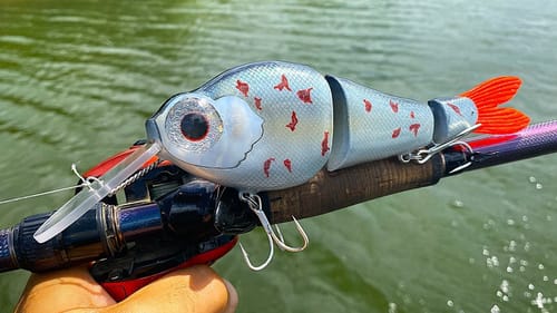 Making Inlaid Clam Shell Gills on a Deep Diving SwimBait
