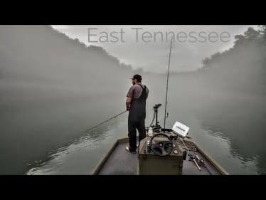 THE FOG ON THIS RIVER WAS INSANE!!!  TROUT FISHING