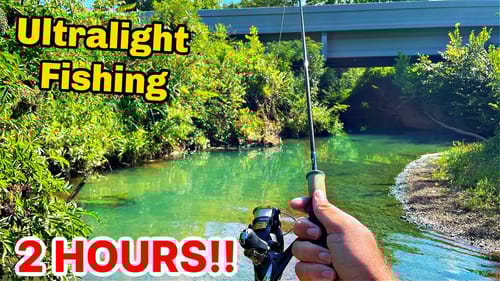 2 HOURS!! Ultralight Creek Fishing WADING