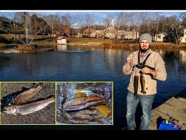 Catching My First RAINBOW TROUT  ||CATCH n' COOK||