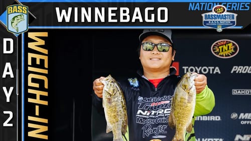 Weigh-in: Day 2 of 2023 B.A.S.S. Nation Regional at Lake Winnebago