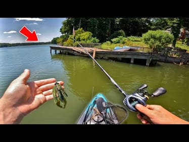 Fishing PRIVATE DOCKS For Summer BASS! (loaded)