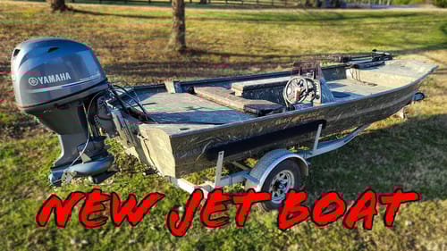 New Boat For 2021!! Aluminum Jet Boat!
