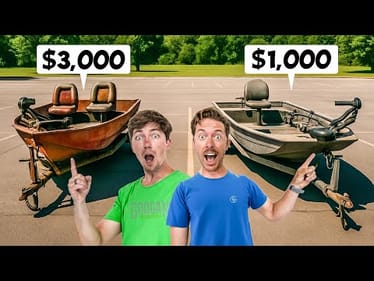$3000 Facebook BUDGET BOAT CHALLENGE (CATCH and COOK)