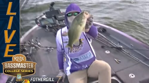 COLLEGE BRACKET: Easton Fothergill extends lead with a largemouth upgrade