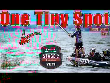 I Caught Every Fish in ONE TINY SPOT - MLF Stage 2 Harris Chain - Day 1