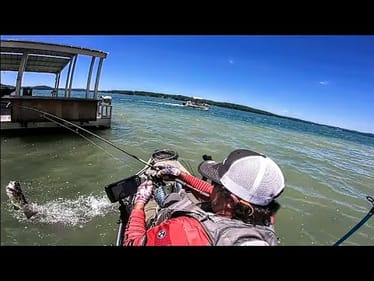 TNKATT STOP #8 DOUGLAS LAKE!!!  FOUND A SCHOOL OF SMALLMOUTH LATE IN THE DAY
