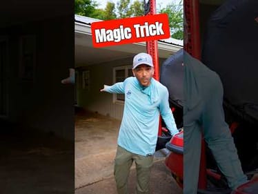 How to fit a Bass BOAT into any Garage