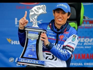 Takahiro Omori is triumphant at Lake Martin
