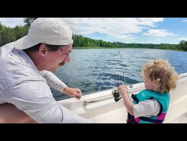 My Daughter Catches Her First Fish!