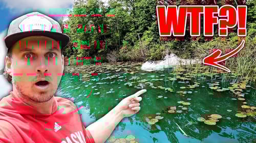 The MOST TERRIFIED I've Ever Been While Fishing!!! (Not Safe)