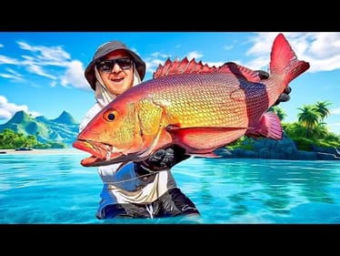 Catching Huge Tropical Fish with Lures!