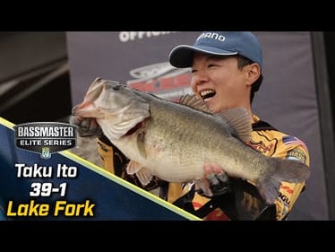 Taku Ito leads Day 1 of Bassmaster Elite at Lake Fork with 39 pounds, 1 ounce