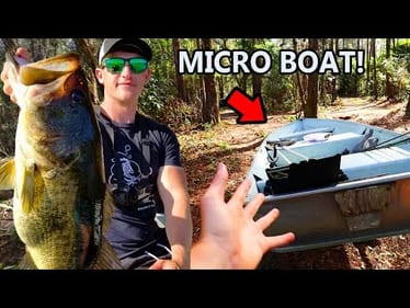 MICRO Boat vs Crystal Clear Double Digit Monster!