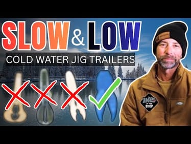 🥶Pick The Right Cold Water Jig For BIG Winter Bass🎣 Ike In The Shop