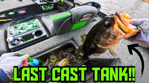 BIGGEST BASS Of the TOURNAMENT Caught on LAST CAST!!! || Spring Bass Fishing