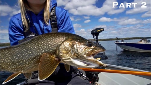 Jigging for Spring time Lake Trout! (Part 2)