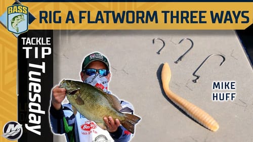 Three ways to rig the Berkley Flat Worm with Mike Huff