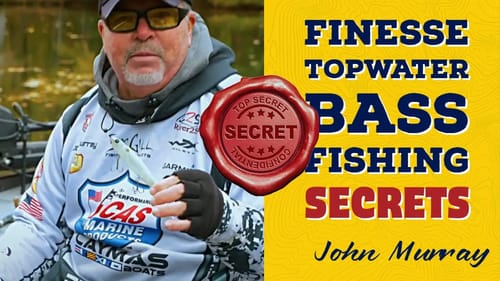 Bass Fishing Tips: Downsizing Topwater Lures for Finicky Fish with John Murray