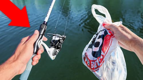 $100 WALMART Fishing Challenge - Rod/Reel Included!