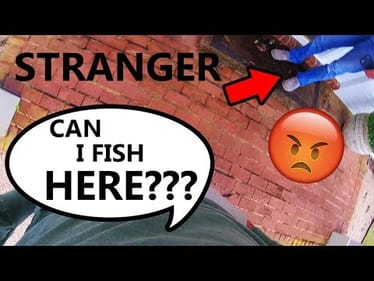 Knocking On STRANGERS Door To Fish Their PRIVATE Pond (CRINGE!)