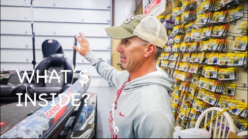WHAT'S INSIDE A PROFESSIONAL ANGLER TACKLE SHOP (FT. Edwin Evers Truck, Boat and Trophy Room Tour)