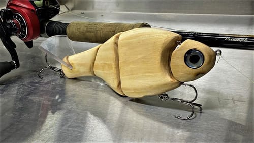 Getting This 4 Piece Wooden Paddle Tail SwimBait to Work