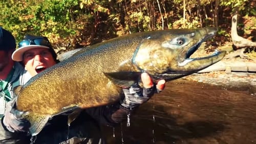 CATCHING MY FIRST SALMON ON THE FLY!