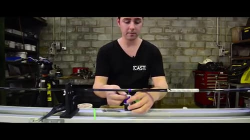 HOW TO BUILD A FISHING ROD - Wrapping Guides Part 2 Multi Strand Trim