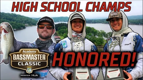 Bassmaster High School Champions honored with a SURPRISE!