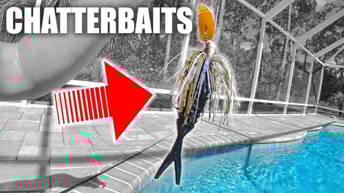 CHATTERBAIT Fishing Tips: Soft Plastic Trailer Test UNDERWATER + (Prototype Lure Reveal)
