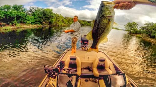 I Took My Dad Bass Fishing | Me and The Old Man DROP THE HAMMER!