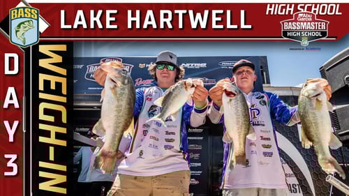 Weigh-in: Day 3 of 2022 Bassmaster High School National Championship at Lake Hartwell