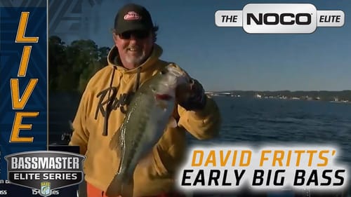 David Fritts boats a good one at Guntersville