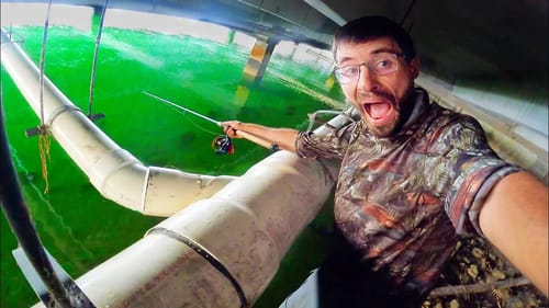 I CRAWLED UNDERGROUND to catch INSANE FISH!!!!! (EPIC)