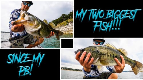 CAUGHT MY BIGGEST BASS (SINCE MY PB) TWICE IN ONE DAY! TWO TANKS while FISHING IN THE RAIN!