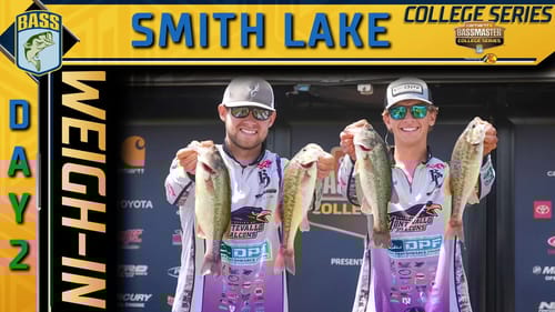 2021 Bassmaster College Series at Smith Lake, AL - Day 2 Weigh-In