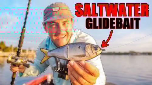 I Threw a Huge Glidebait in Saltwater and Fish CRUSHED It!