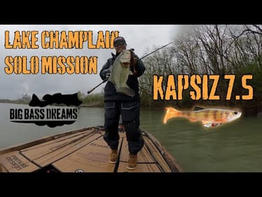 Fishing A New BIG Swimbait for the 1st Time on Lake Champlain