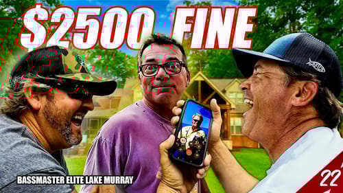 DISQUALIFICATION, Surprise Call to POPS & Fireworks!- Bassmaster Elite Lake Murray(Travel)-UFB S4E22