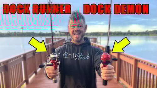 Dock Demon vs Dock Runner Fishing Challenge!