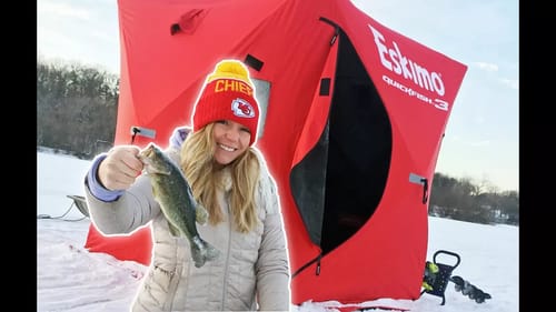 -15 DEGREES! New Years Ice Fishing in MN!