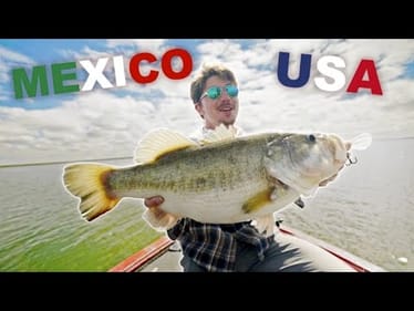 Catching GIANT Bass On Mexico's DANGEROUS Border