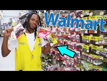Walmart Employee Picks My Lures Fishing Challenge