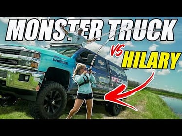 MONSTER TRUCK vs Hilary Bank Fishing